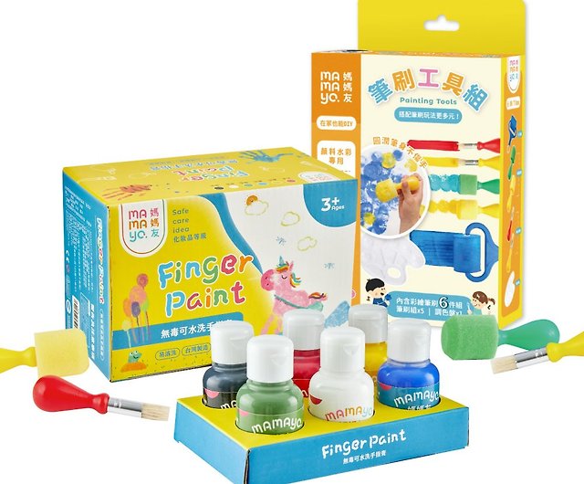 mamayo Non-toxic Finger Paint - Shop mamayotw Kids' Toys - Pinkoi