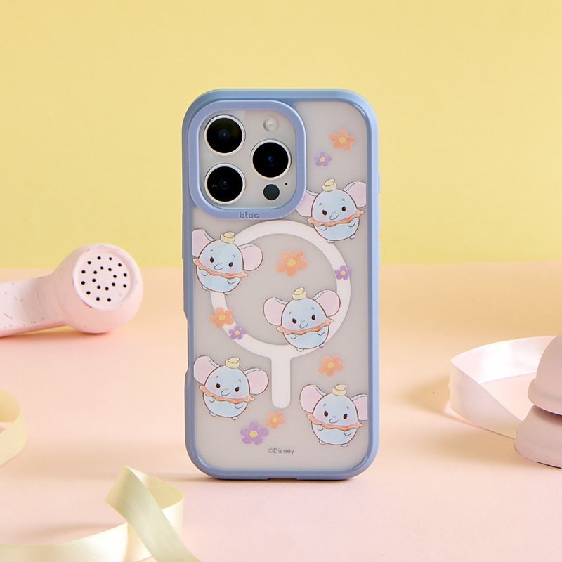 Disney Ufufy-小飛象款極光霧透MagSafe iPhone手機殼 - 手機殼/手機套 - 塑膠 多色
