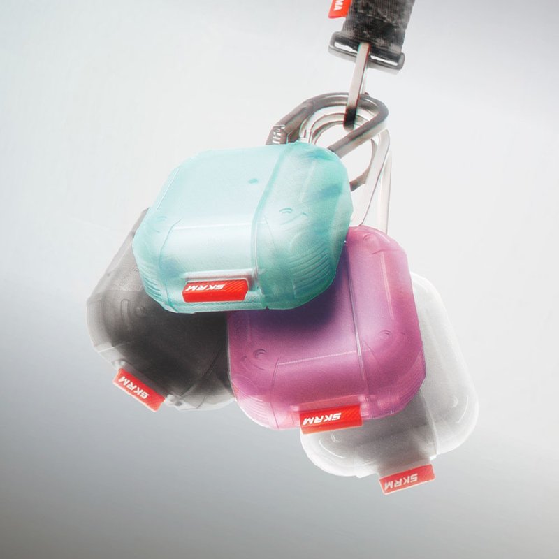 SKINARMA  Mecha CE 未來元素耳機保護套 (附掛鉤) AirPods第四代 - AirPods/耳機保護套 - 其他材質 多色