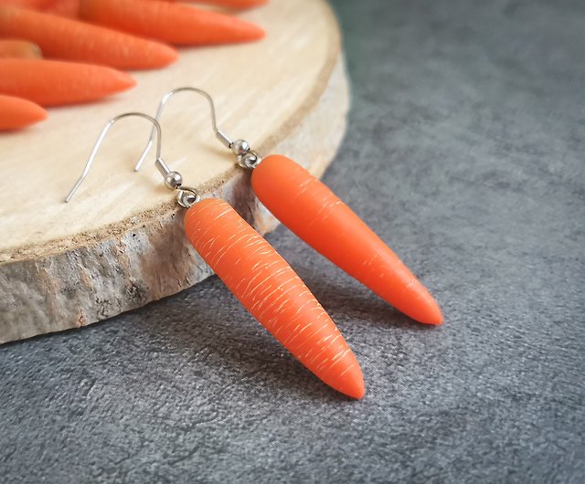 Carotts earrings Carrot earrings
