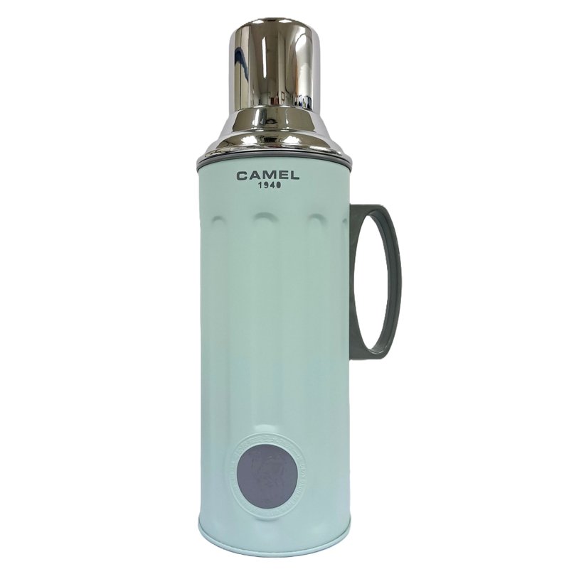 Camel brand 1.1L glass bladder vacuum insulated pot candy color mint color 312NM - กระบอกน้ำร้อน - วัสดุอื่นๆ สีเขียว