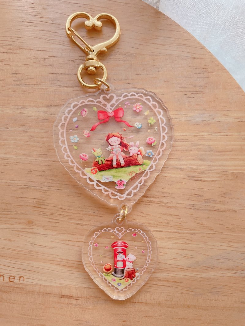 Love Letter l Acrylic Keychain - 吊飾 - 壓克力 多色