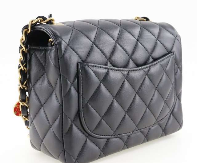 希少※極美品【CHANEL】ココマークチャームマトラッセチェーンショルダーバッグ CHANEL - シャネル マトラッセ ココマークチャーム付きチェーン