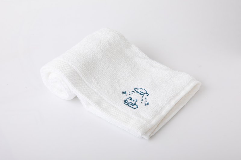 高質感純棉小方巾 - 毛巾浴巾 - 棉．麻 白色