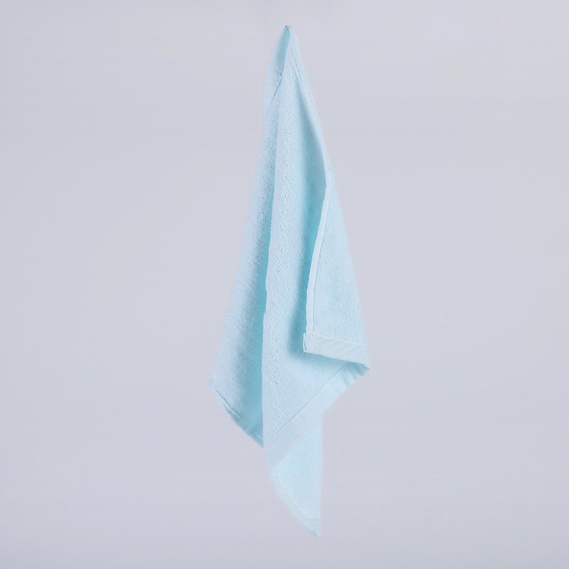 Clean bacteria small square - powder blue - Towels - Cotton & Hemp Blue