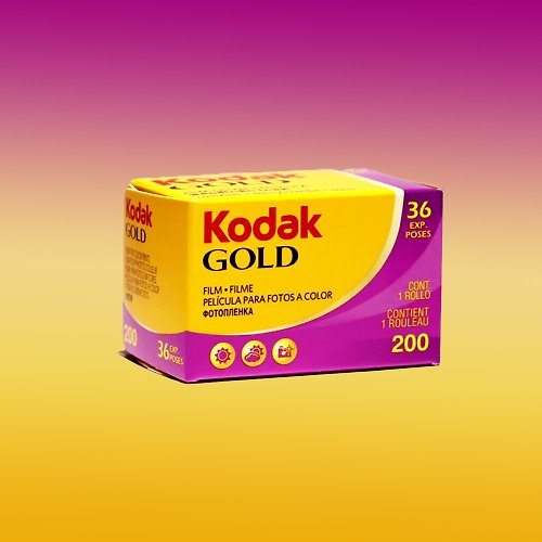 Kodak 柯達底片相機旗艦店 【Kodak 柯達】Gold 200 135底片 36張 底片 彩色負片
