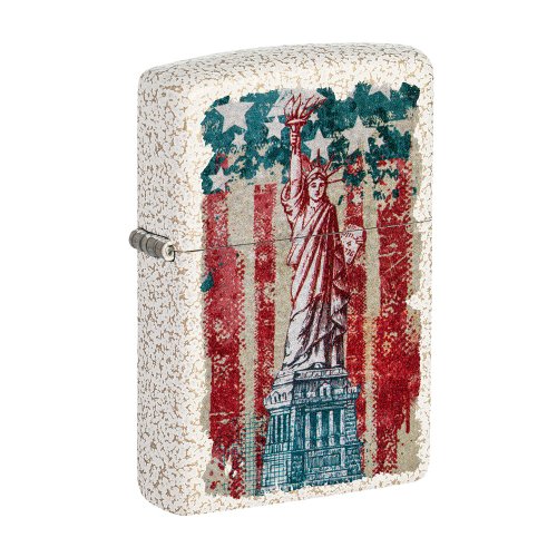 Zippo 【ZIPPO官方旗艦店】自由女神像防風打火機 49782