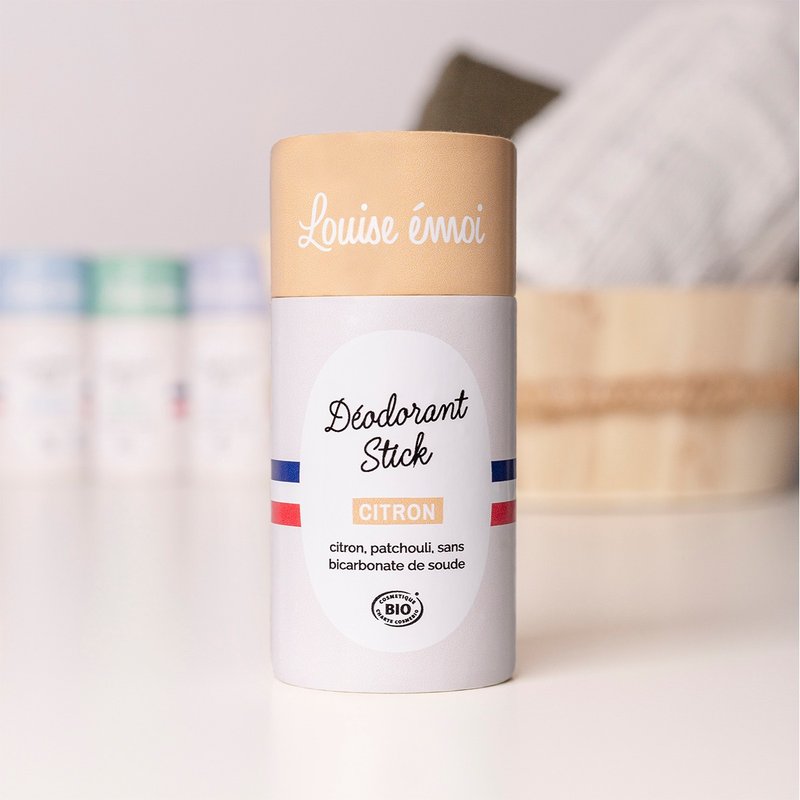 法國 Louise Emoi 有機認證檸檬體香膏 輕度流汗適用 - 香水/香膏 - 精油 橘色