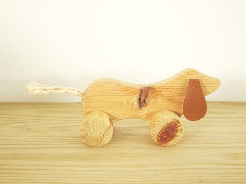 Fenlan Pi Yo wood ear dog - Kids' Toys - Wood Brown