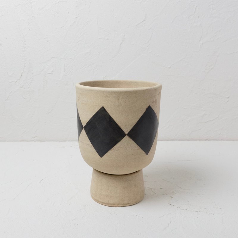 植木鉢 / Plant pot - 花瓶/花器 - 陶 卡其色