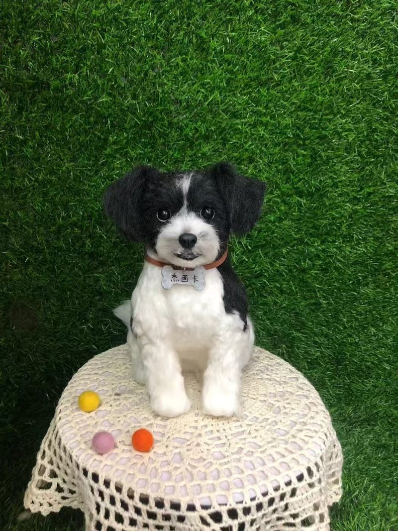 客制化逼真犬 羊毛氈 史賓格 寵物 娃娃 定制 手工 狗狗猫咪   14 - 貓/狗玩具 - 羊毛 多色