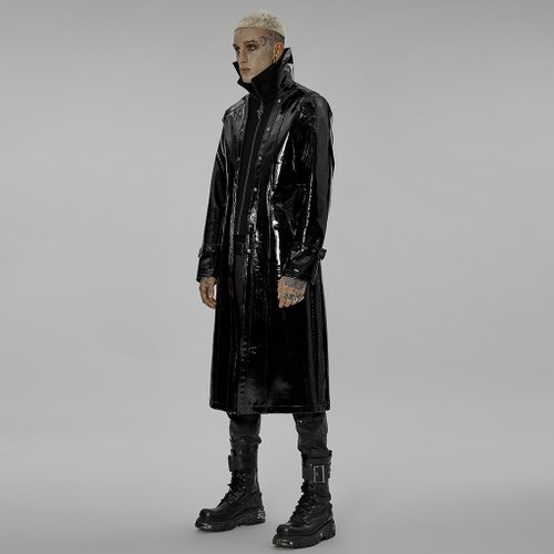 00's punk rave レザーコート フェイクレザー ギミック Thriller Jacket by Punk Rave brand