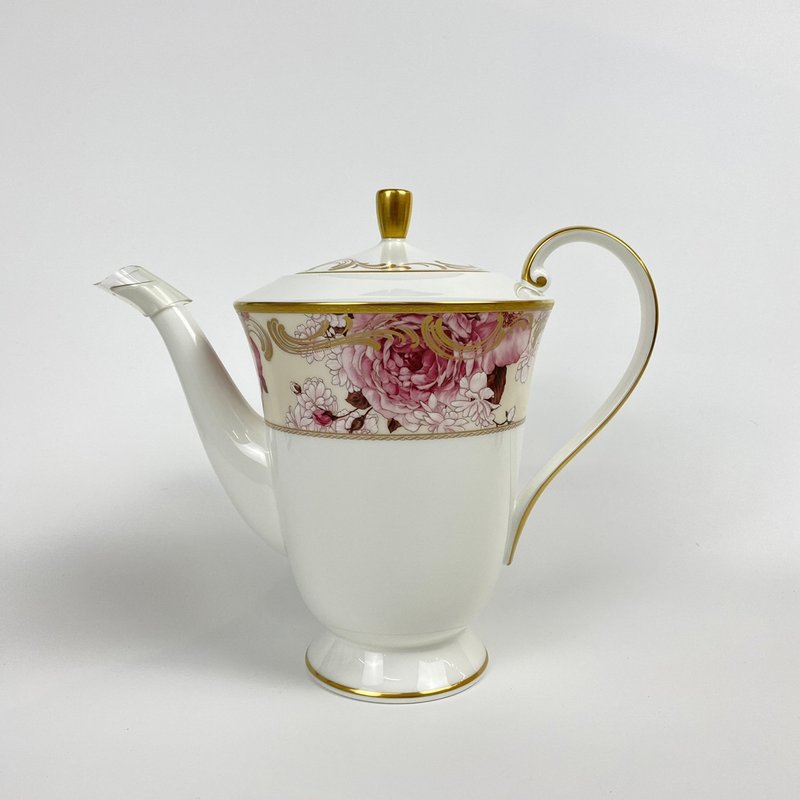 【NARUMI】Patricia bone china teapot - เครื่องทำกาแฟ - ดินเผา หลากหลายสี