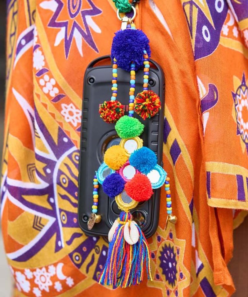 【熱門預購】手工織編手機掛繩3色 IJCP4103 - 手機掛繩/背帶 - 棉．麻 