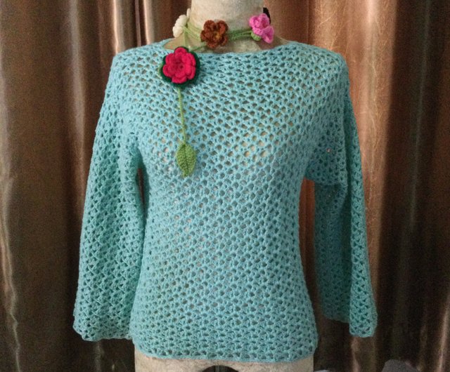 Sueter de hilo online a crochet