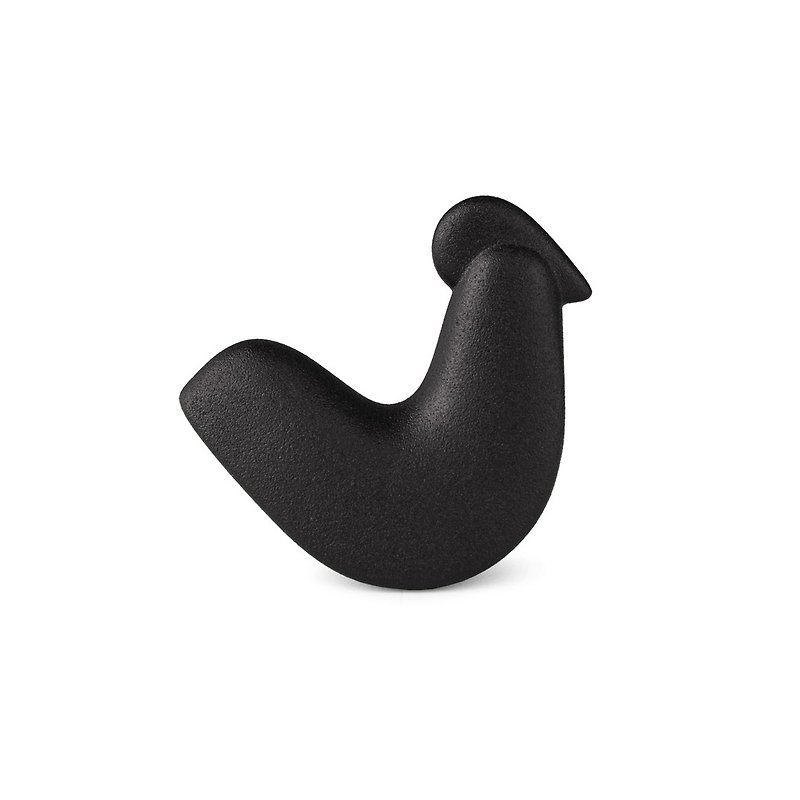 Rooster Figurine - gift/animal/zodiac - ของวางตกแต่ง - โลหะ สีดำ