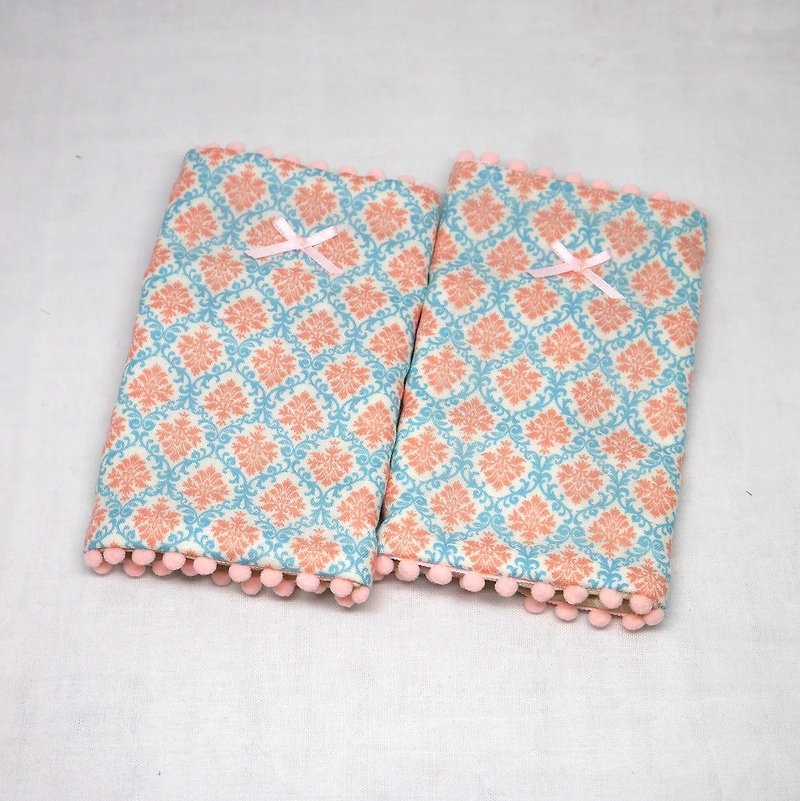 Japanese Handmade 8-layer-gauze droop sucking pads - เครื่องประดับ - ผ้าฝ้าย/ผ้าลินิน สึชมพู