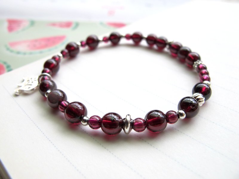 Stone 925 Silver Jewelry [Huan] Purple Yawu Series - Bracelets - Crystal Purple