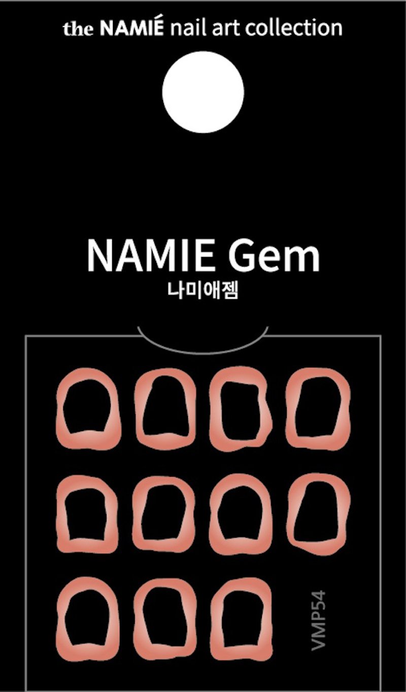 【專業用】NAMIE Gem 美甲裝飾藝術貼紙 Volume Metallic 54 - 指甲油/指甲貼 - 紙 金色