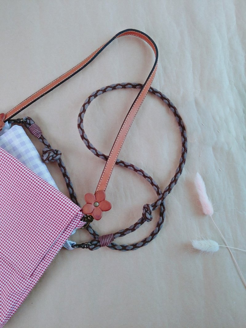 Chunyang small tote bag - กระเป๋าแมสเซนเจอร์ - ผ้าฝ้าย/ผ้าลินิน 