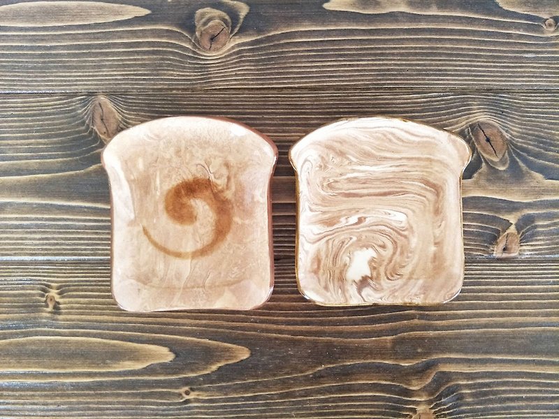 Hand-made marble toast tray (small) - Small Plates & Saucers - Porcelain 