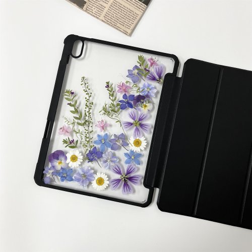 FeimeiPresents 百花叢生手工押花iPad外殼 iPad Air 11寸 13寸 iPad Pro 11寸13