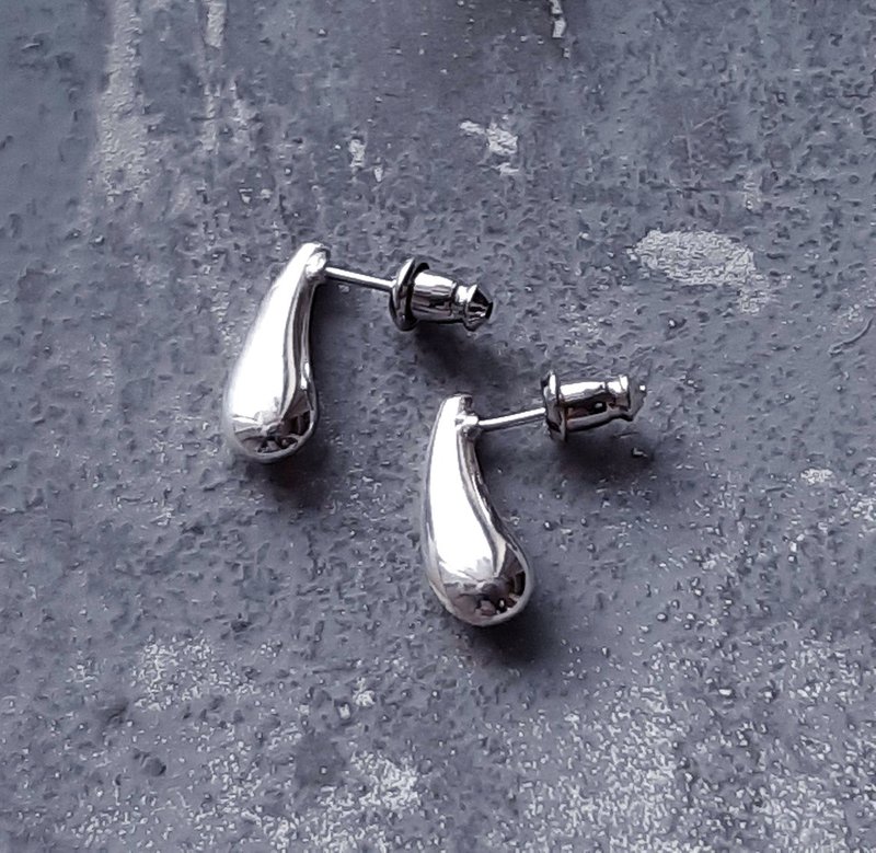 Silver drop earrings - Earrings & Clip-ons - Other Metals Silver