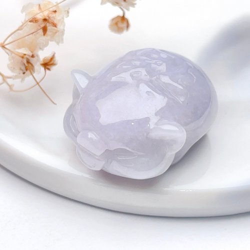瓔珞珠寶盒 E.L.Jewelry Box 冰糯種翡翠福豬擺飾 | 天然緬甸翡翠A貨 | 送禮