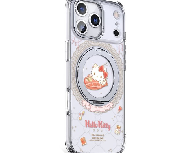 サンリオ iPhone 17/16/15/14/13/12 360°回転マグネットスタンドケース