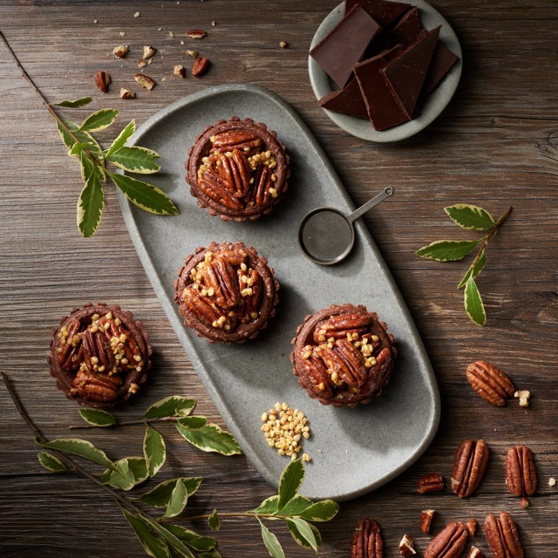 Chocolate Pecan Tart - Snacks - Other Materials 