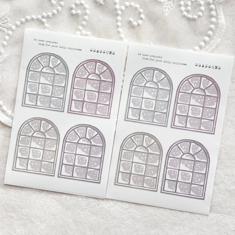 winter window - Sticky Notes & Notepads - Paper 