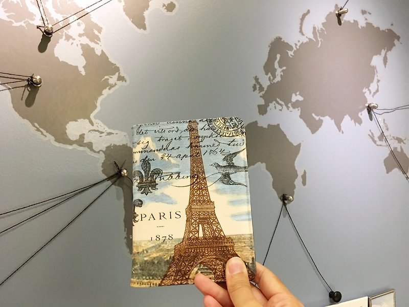 バレンタインデーの誕生日の贈り物を交換する手作りギフト海外で「多機能パスポートバッグ」パリ/パスポートホルダー旅行 - パスポートケース - 革 