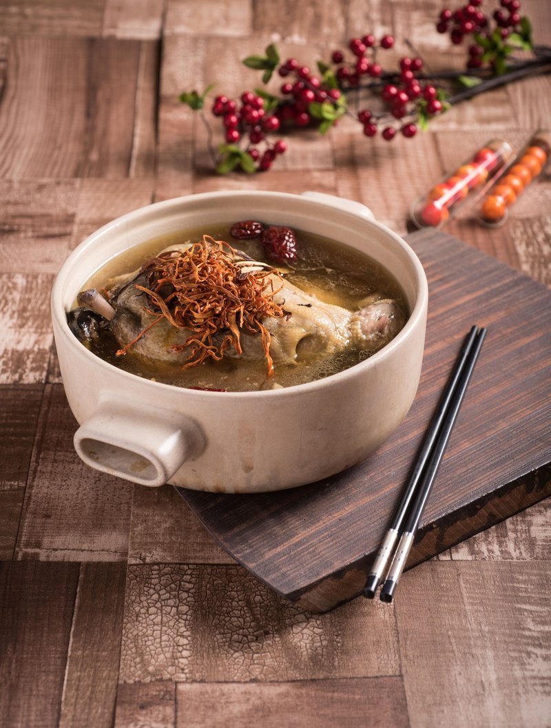【雙11免運】六福皇宮 | 松茸蟲草黑羽雞湯 - 水餃/滷味/熟食 - 新鮮食材 多色