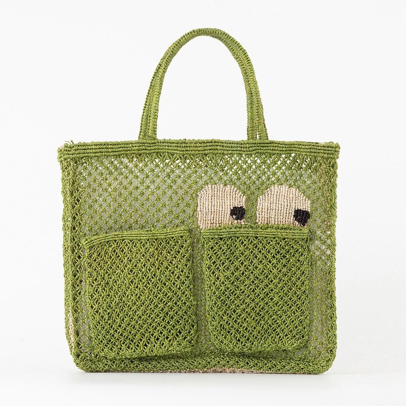 The Jacksons-Hi! -Harvey-Berry / S - Handbags & Totes - Cotton & Hemp Green