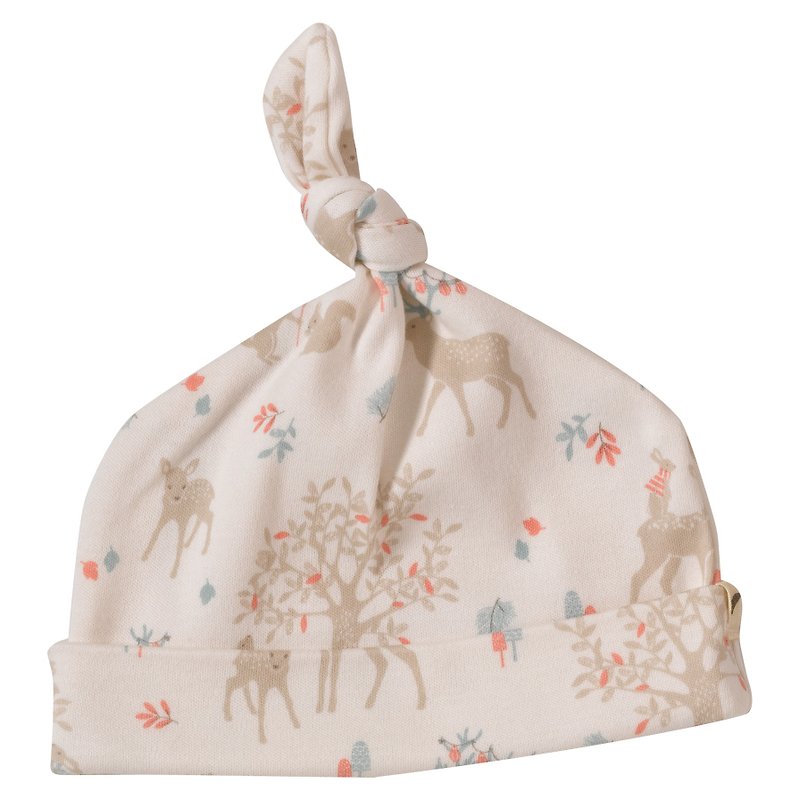 100% organic cotton sika deer baby cap - Baby Gift Sets - Cotton & Hemp Pink