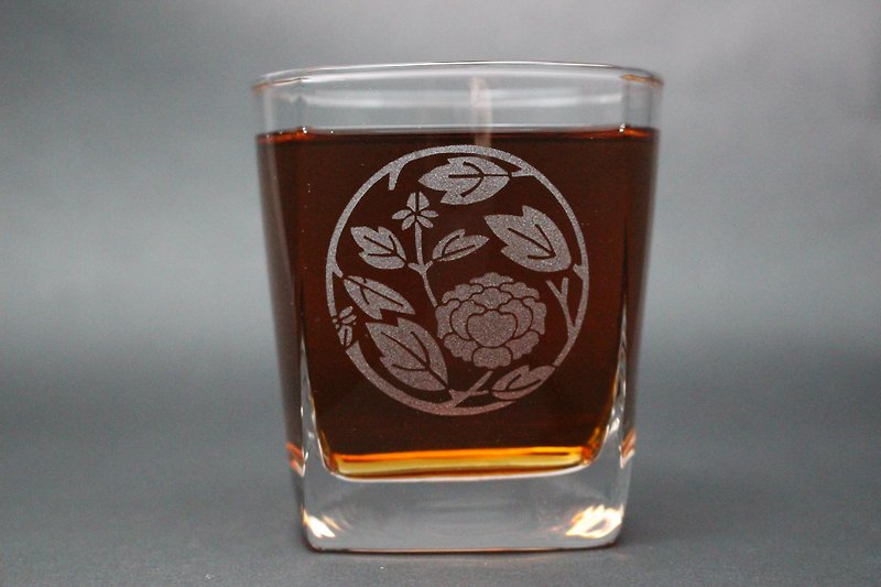 牡丹枝丸　ロックグラス - グラス・コップ - ガラス 