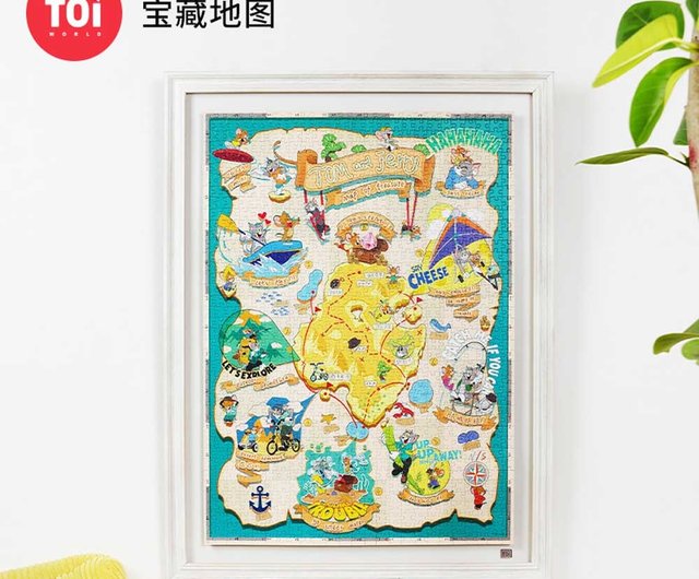 TOi 宝の地図 トムとジェリー ジグソーパズル 1000ピース