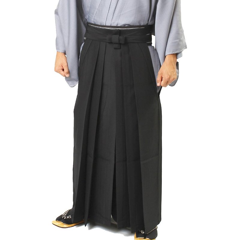 Hakama Men's SS SML LL 83cm 87cm 91cm 95cm 99cm Size Black - Men's Pants - Other Materials Black