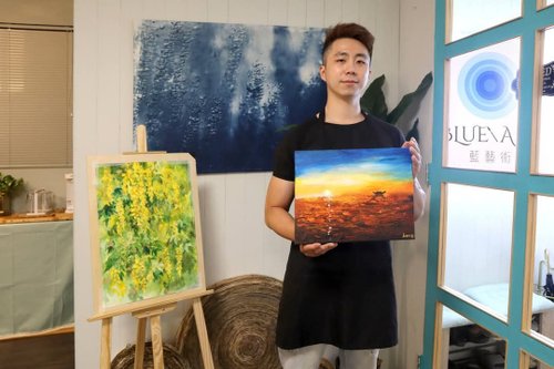 体験・アクティビティ】金箔絵 3D絵画 秋のゴールド装飾 ギフト
