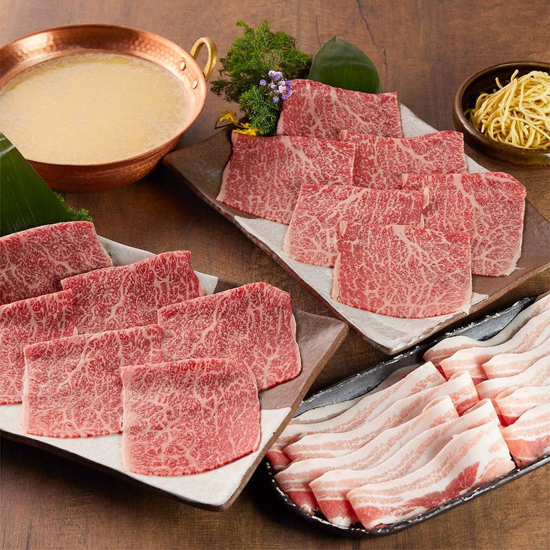 免運【日本A5和牛 相撲鍋鍋物禮盒 2-4人份】聚餐、露營鍋物好用 - 其他 - 新鮮食材 