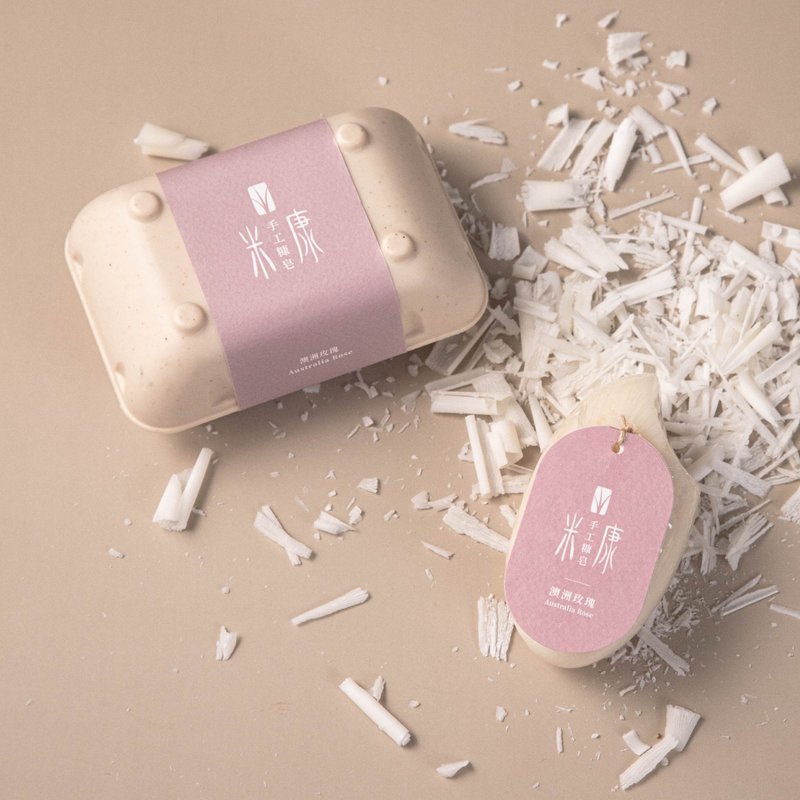 Body Soap-French Rose-Hualien Taibalong-Co-branded model - สบู่ - วัสดุอื่นๆ สึชมพู