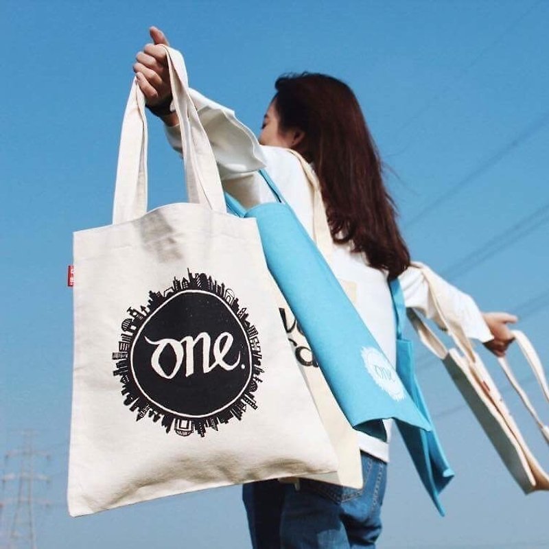 Classic-One-Canvas bag/bag/shoulder/handbag_Gospel brand - กระเป๋าแมสเซนเจอร์ - ผ้าฝ้าย/ผ้าลินิน ขาว