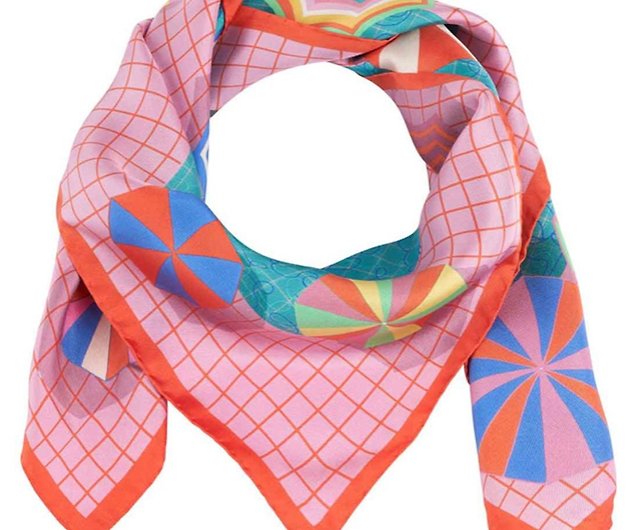Four Directions Silk Scarf – Seven Fires Art