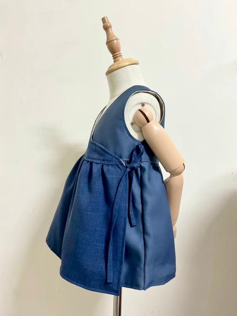【 小童日常服系列 】_ 拾羽 . 純手工縫製童裝 - 洋裝/連身裙 - 棉．麻 
