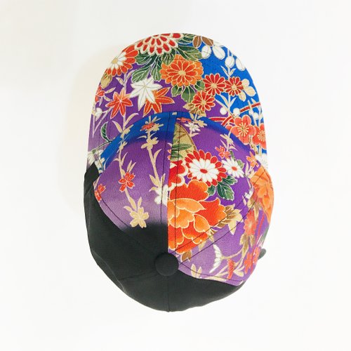 KIMONO HAT, Luxury Hat, Kimono Upcycled