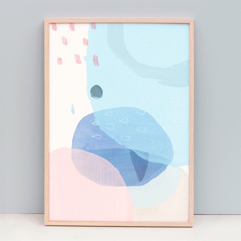 Fine Art Print Abstract Lounge Art, Solace  - Solace (Unframed) - 海報/掛畫/掛布 - 紙 多色