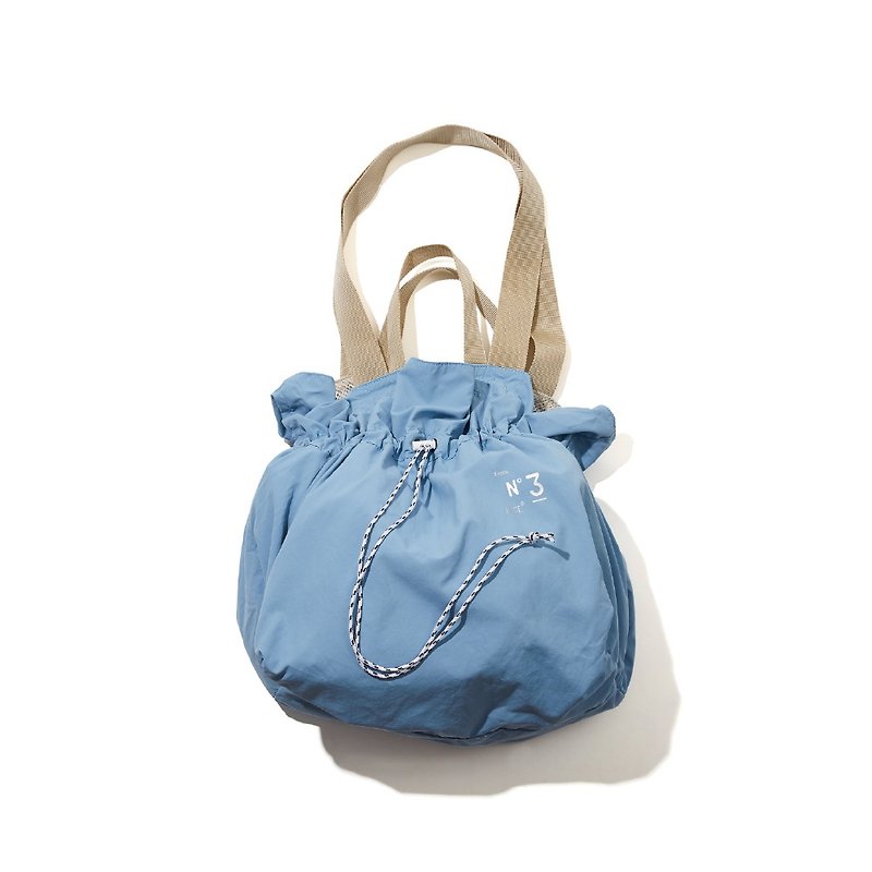 F/CE - NO.3 drawstring tote bag saxophone - Handbags & Totes - Other Materials Blue