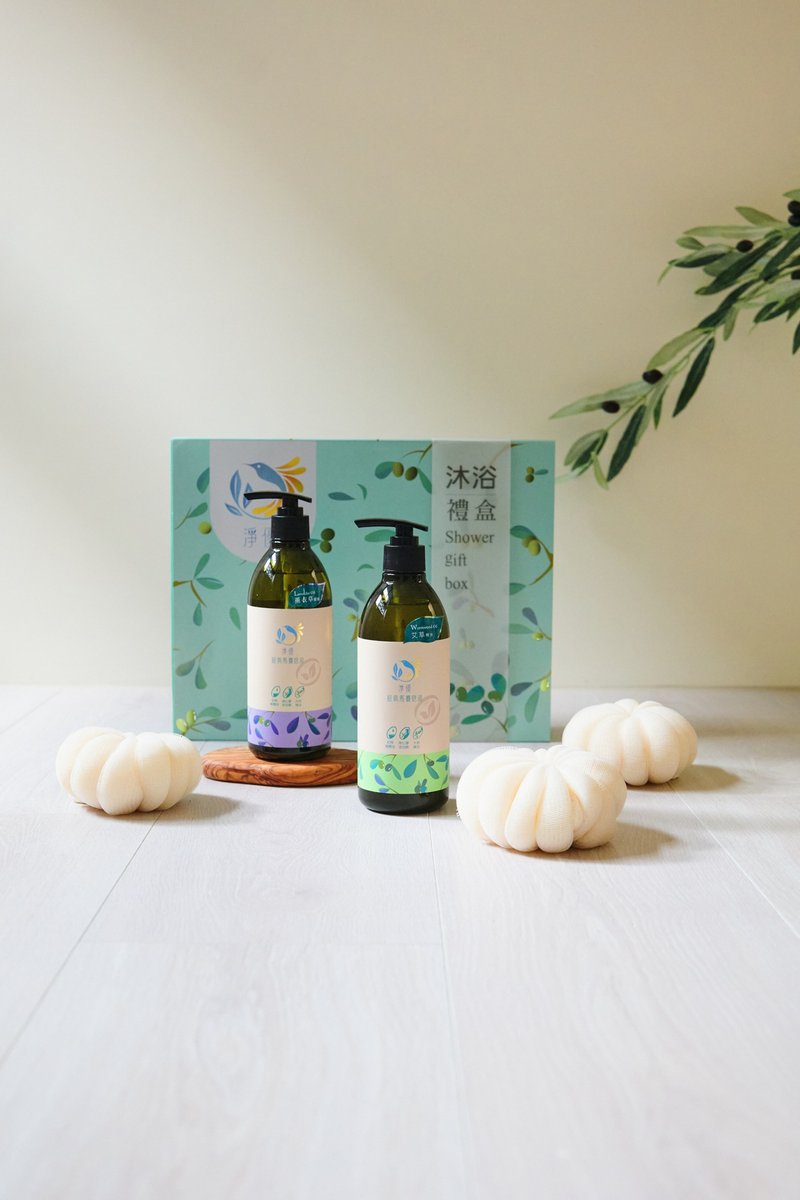 Classic Marseille bath soap gift box (100% lavender essential oil & mugwort essential oil) - ครีมอาบน้ำ - พลาสติก 