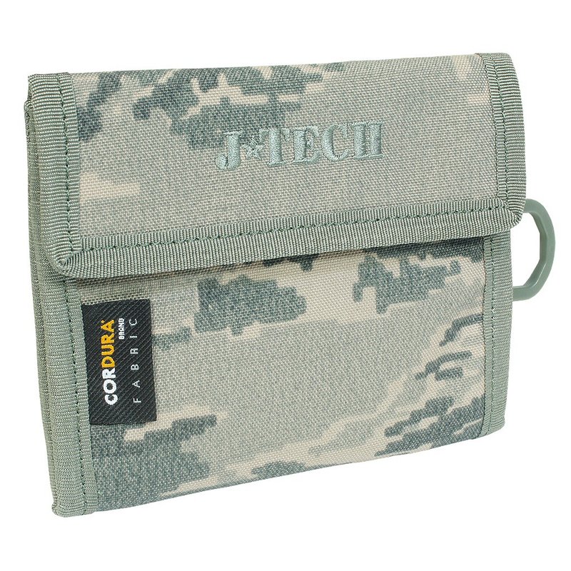 J-TECH│Multifunctional ID Hanging Purse│Cordura│Camouflage - ID & Badge Holders - Nylon Multicolor