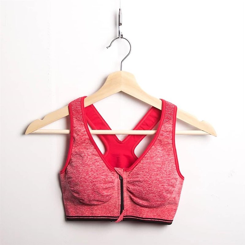 Sports Bras/運動內衣 - 女內衣褲 - 聚酯纖維 紅色